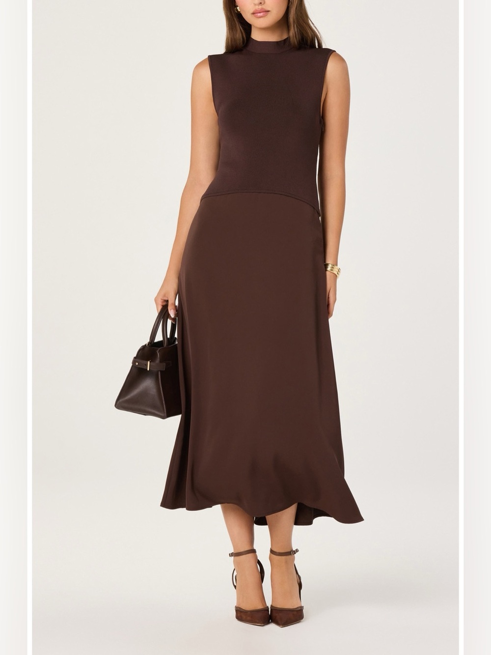 ASTR The Label Mixed Media Dress